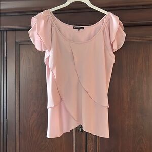 Violet & Claire Pink Ruffle Blouse